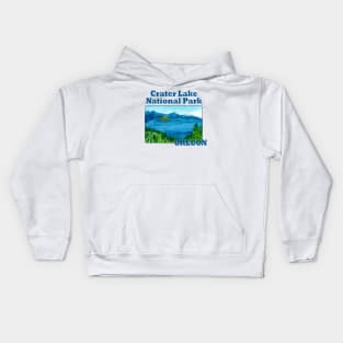 Crater Lake National Park, Oregon Kids Hoodie